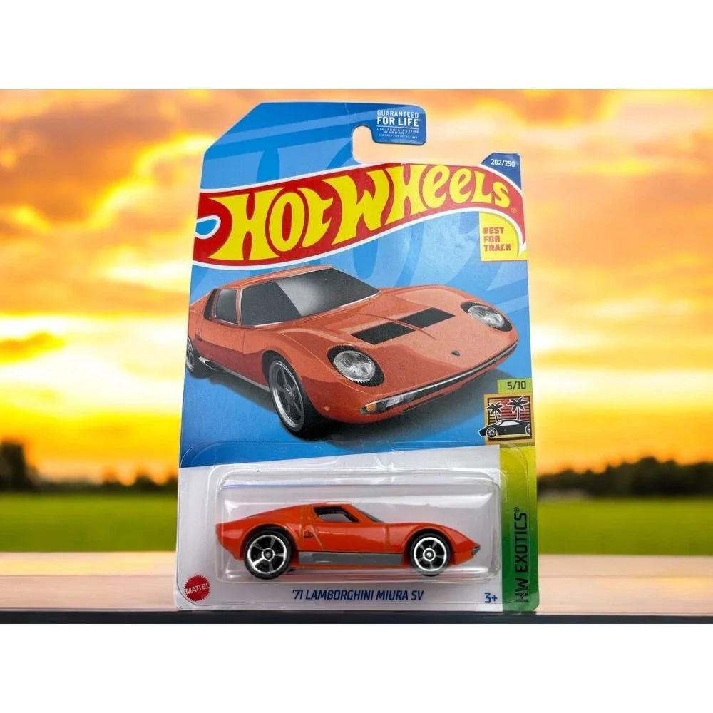 2022 Hot Wheels HW EXOTICS 5/10 '71 Lamborghini Miura SV 202/250 (Orange)